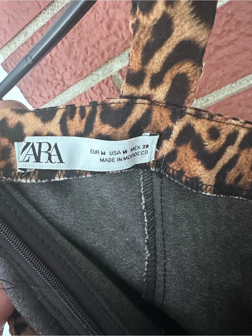 Zara Leopard Print Bustier Mini Dress | Size M | | Like New - Picture 5 of 9